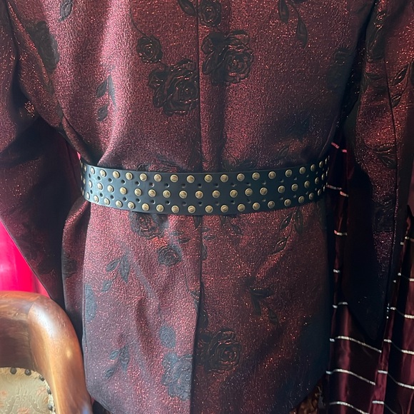 Black and Gold Studded Belt by Esprit main image 3